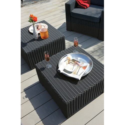 Sodo stalas California, ruda