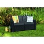 Dārza dīvāns divvietīgs California Sofa pelēks