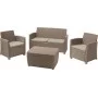 Garden furniture set Mia Set with cushion box beige Garden furniture set Mia Set with cushion box beige