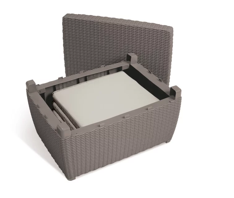 Garden furniture set Mia Set with cushion box beige Garden furniture set Mia Set with cushion box beige