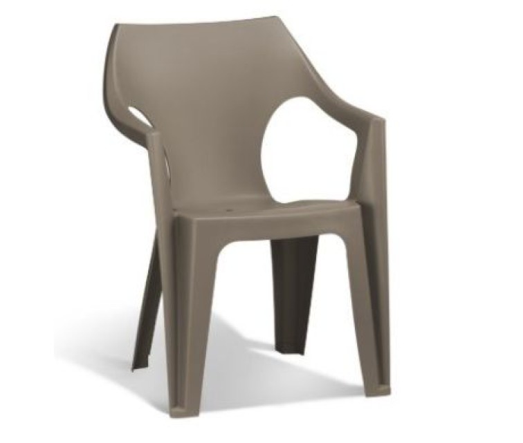 Garden chair Dante Low Back brown