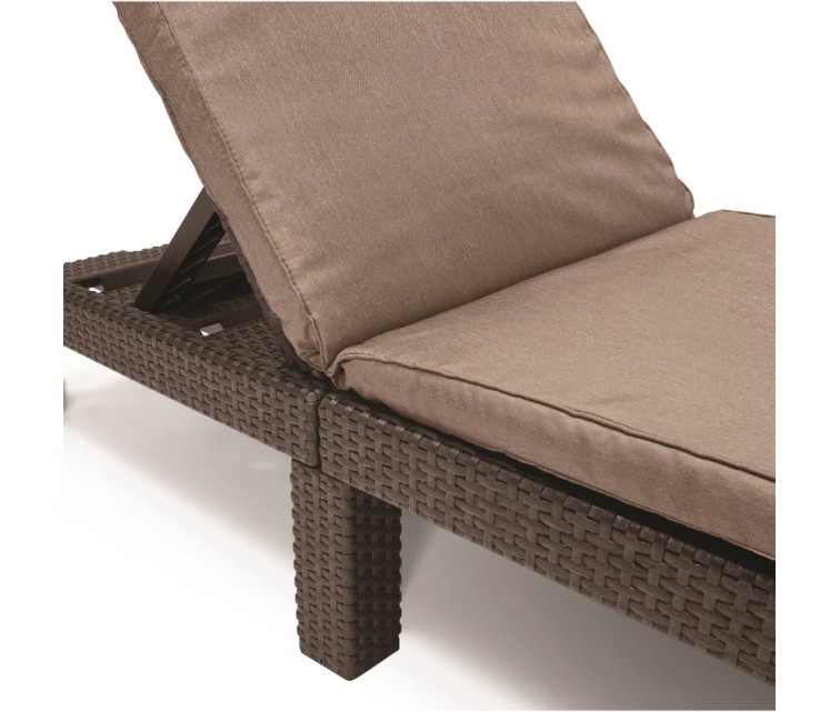 Daytona Deluxe brown sun lounger