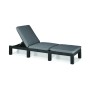 Daytona Deluxe sun lounger grey