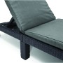 Daytona Deluxe sun lounger grey