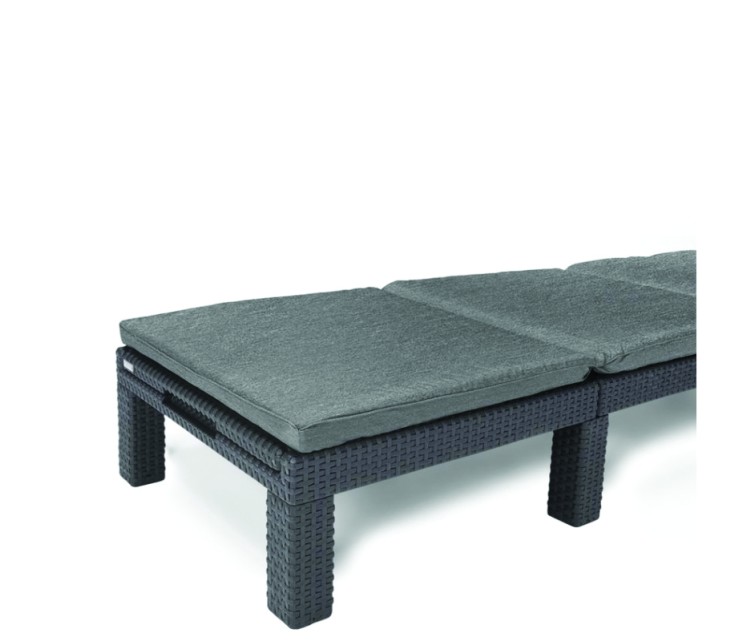 Daytona Deluxe sun lounger grey