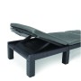 Daytona Deluxe sun lounger grey