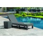 Daytona Deluxe sun lounger grey