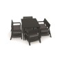 Garden furniture set Delano Set with Lima 160 table grey