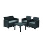 Garden furniture set Elodie 2 Seater Sofa Set with table Classic grey