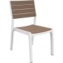 Garden chair Harmony white/beige