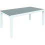 Garden table Harmony white/light grey