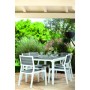 Garden table Harmony white/light grey