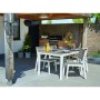 Garden table Harmony white/light grey