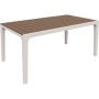 Garden table Harmony white/beige