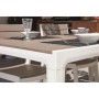 Garden table Harmony white/beige