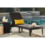 Sun lounger Jaipur brown