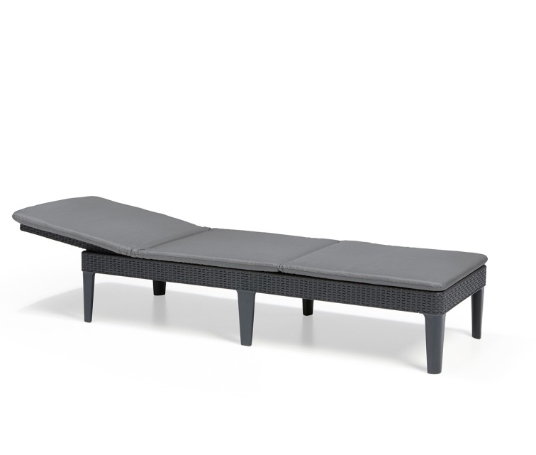 Sun lounger Jaipur grey