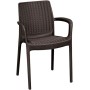 Garden chair Bali Mono brown