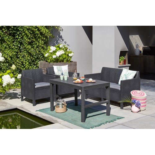 Lyon Rattan Table brown Lyon Rattan Table brown