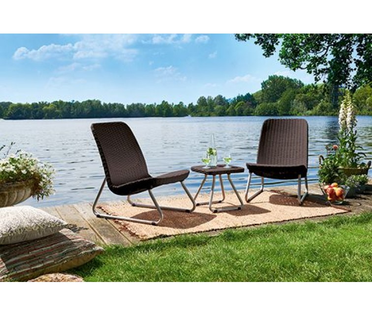 Dārza mēbeļu komplekts Rio Patio Set brūns