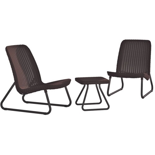 Dārza mēbeļu komplekts Rio Patio Set brūns Dārza mēbeļu komplekts Rio Patio Set brūns