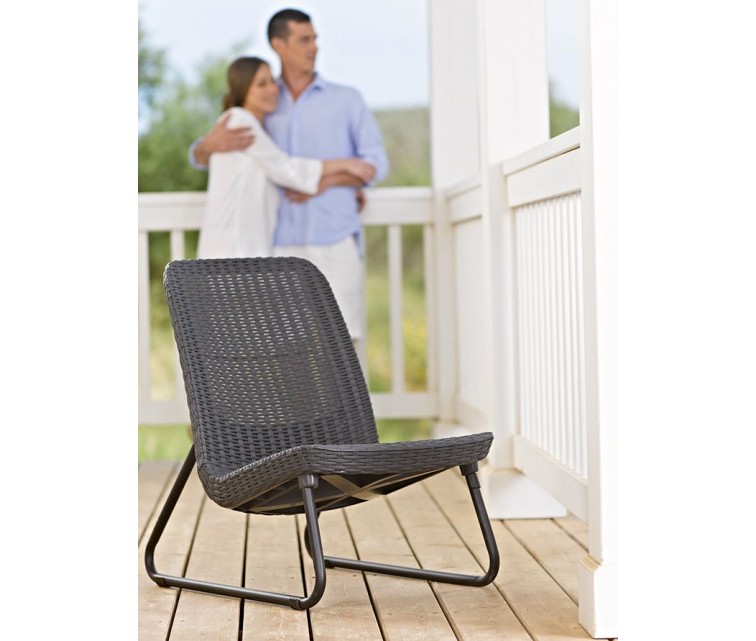 Dārza mēbeļu komplekts Rio Patio Set pelēks