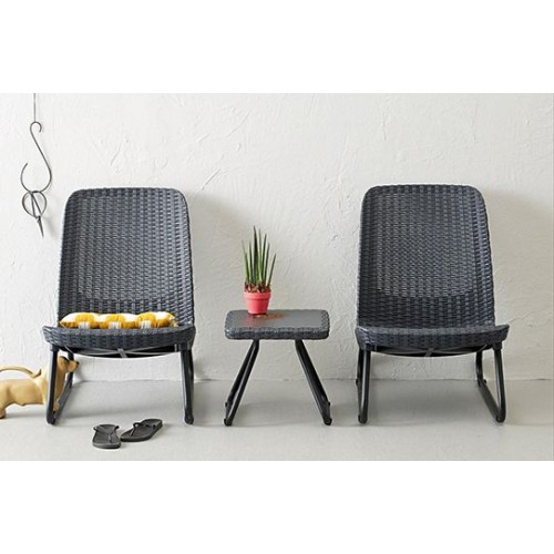 Dārza mēbeļu komplekts Rio Patio Set pelēks  Dārza mēbeļu komplekts Rio Patio Set pelēks