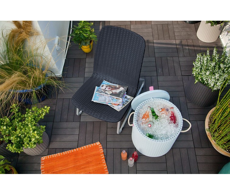 Garden furniture set Rio Patio Set grey