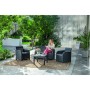 Dārza mēbeļu komplekts Rosalie Set ar galdiņu Classic pelēks