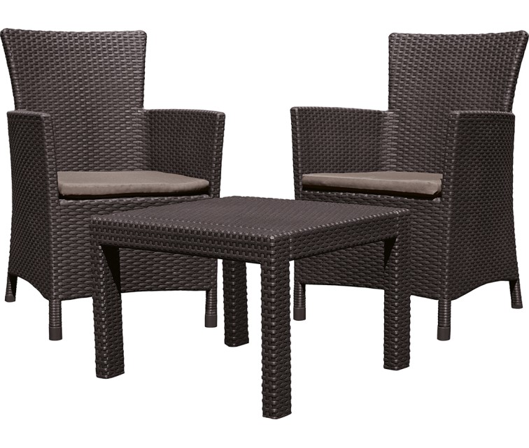 Garden furniture set Rosario Balcony Set brown