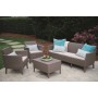 Garden furniture set Salemo 3 Seater Set beige