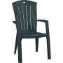 Garden chair Santorini dark green