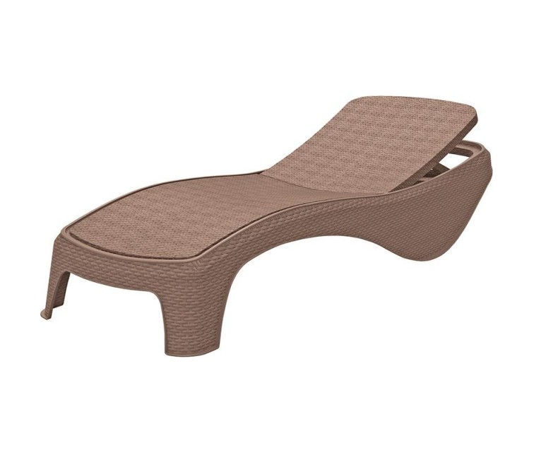 Atlantic beige sun lounger