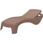 Atlantic beige sun lounger