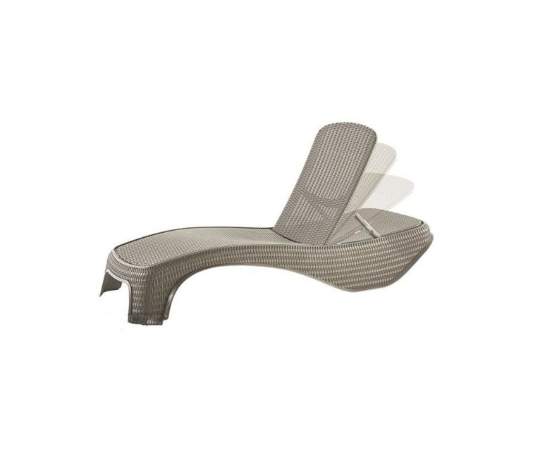 Atlantic beige sun lounger