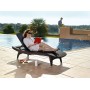 Sun lounger Pacific grey