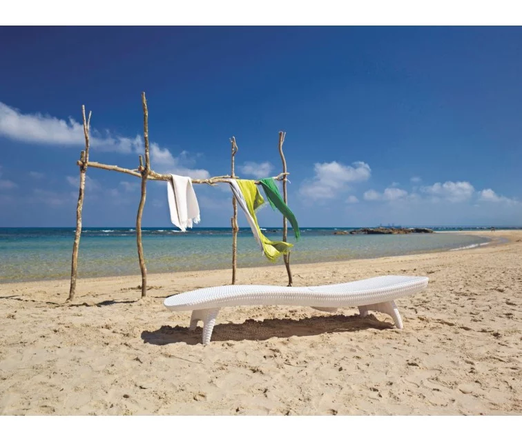 Sun lounger Pacific white Sun lounger Pacific white