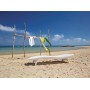 Sun lounger Pacific white