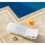 Sun lounger Pacific white