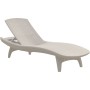 ( DEFECT IN SIDE ) Sun lounger Pacific white