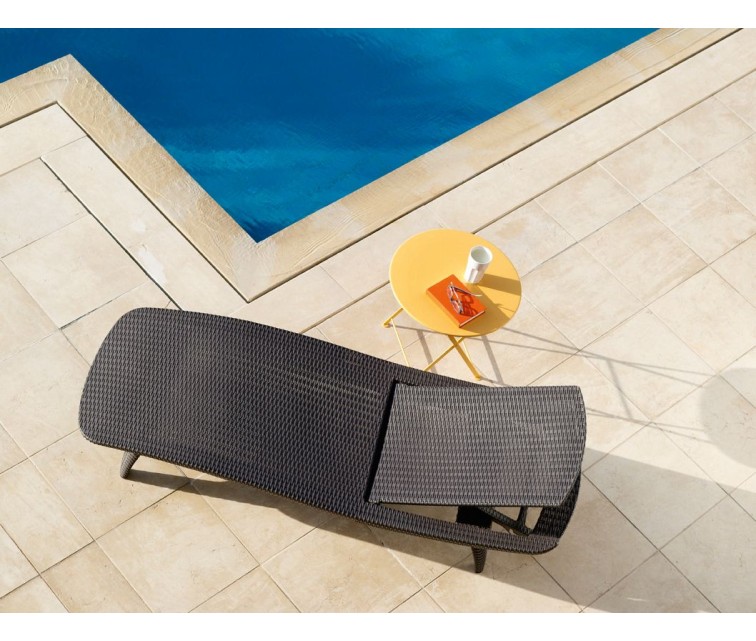 Sun lounger Pacific brown