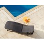 Sun lounger Pacific brown