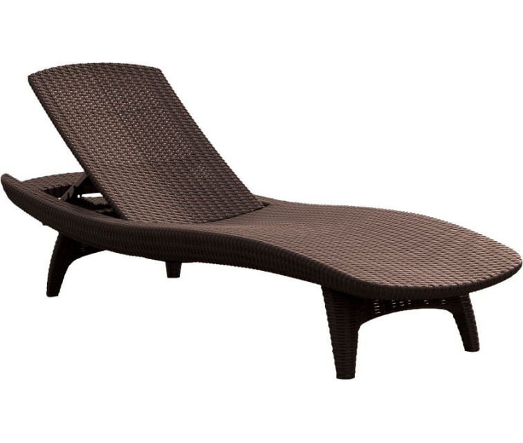 Sun lounger Pacific brown