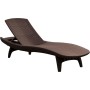 Sun lounger Pacific brown