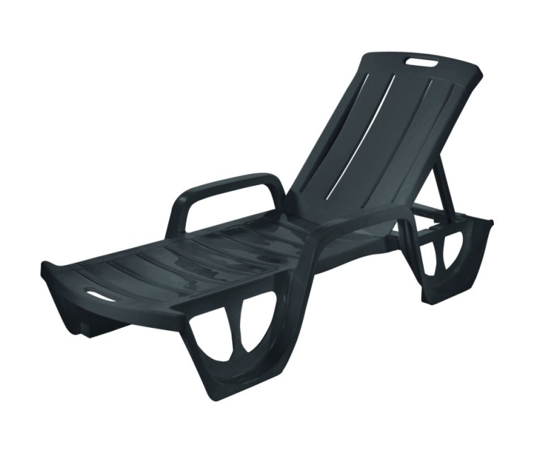 Sun lounger Florida grey