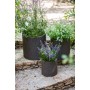 Flower pot set Cylinder Planters S+M+L brown