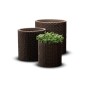 Puķu podu komplekts Cylinder Planters S+M+L brūns