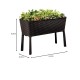 Puķu pods Easy Grow Rattan Waves brūns Puķu pods Easy Grow Rattan Waves brūns