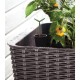 Puķu pods Easy Grow Rattan Waves brūns Puķu pods Easy Grow Rattan Waves brūns