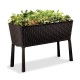 Puķu pods Easy Grow Rattan Waves brūns Puķu pods Easy Grow Rattan Waves brūns
